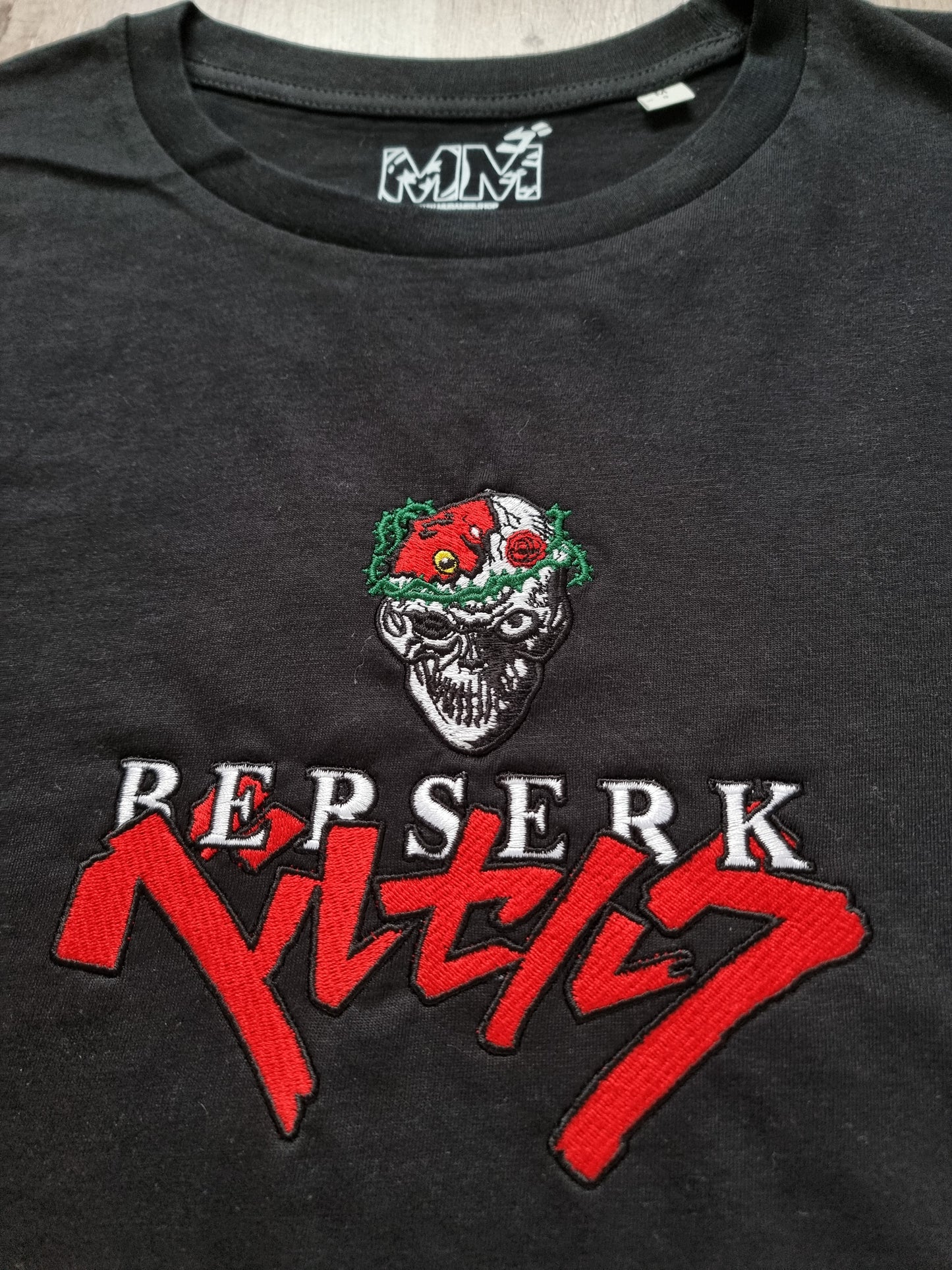 BERSERKER SKULL EMBROIDERED TEE