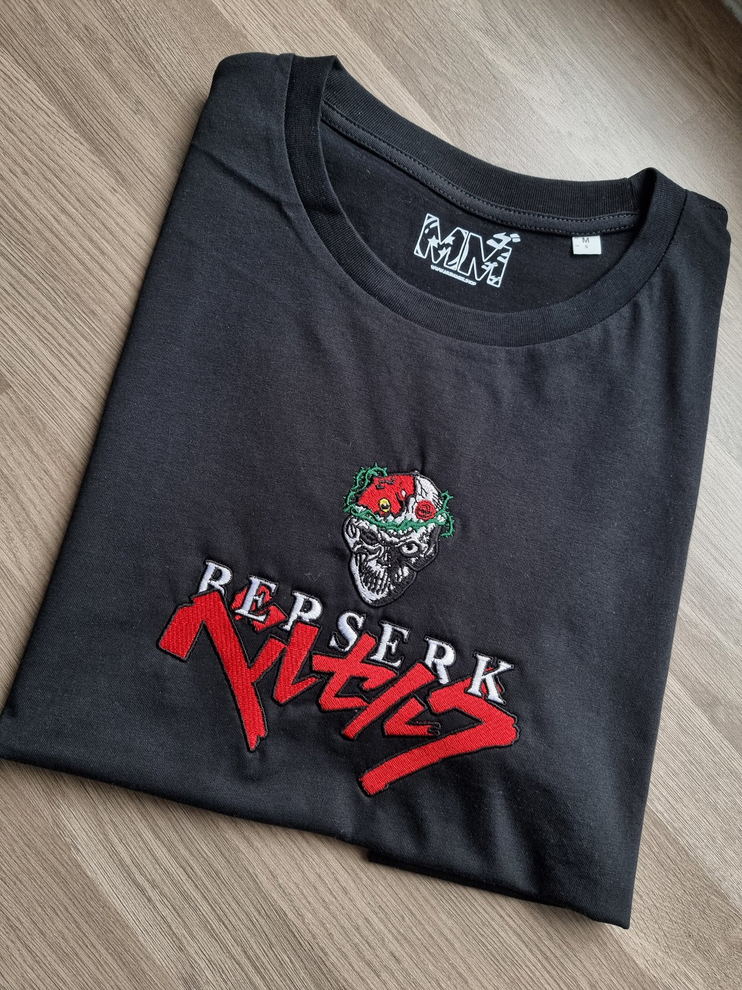 BERSERKER SKULL EMBROIDERED TEE